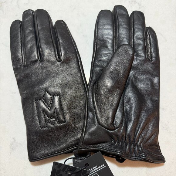 Mackage Cashmere Lined Leather Gloves NWT - TOUCHSCREEN CAPABLE - Picture 1 of 4